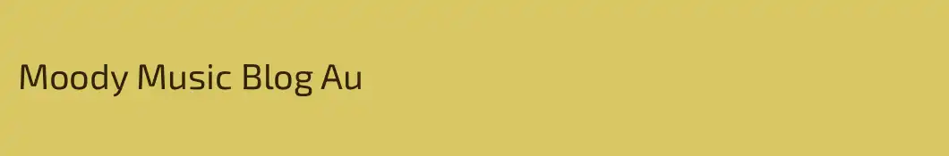 Moody Music Blog Au